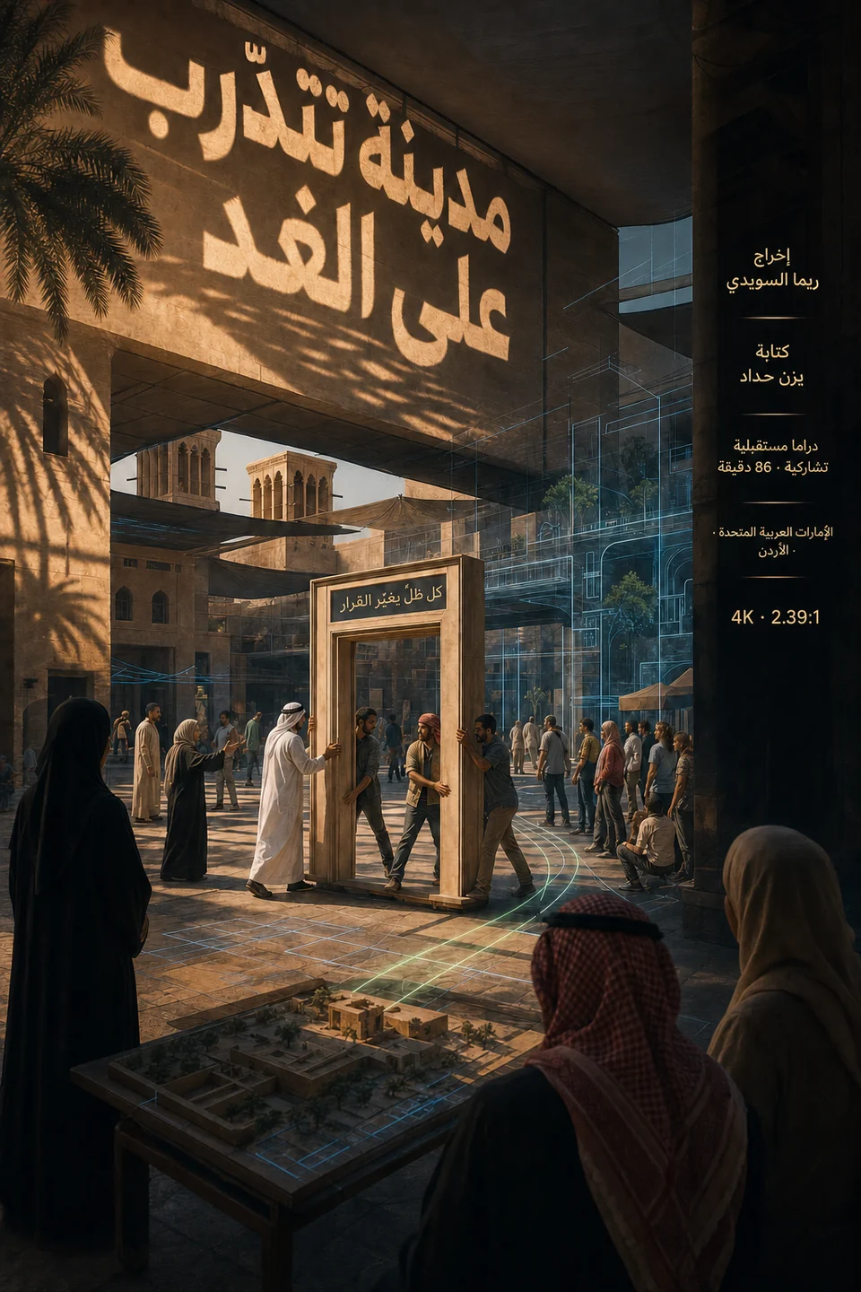 The City That Rehearses Tomorrow — الملصق الرسمي للفيلم