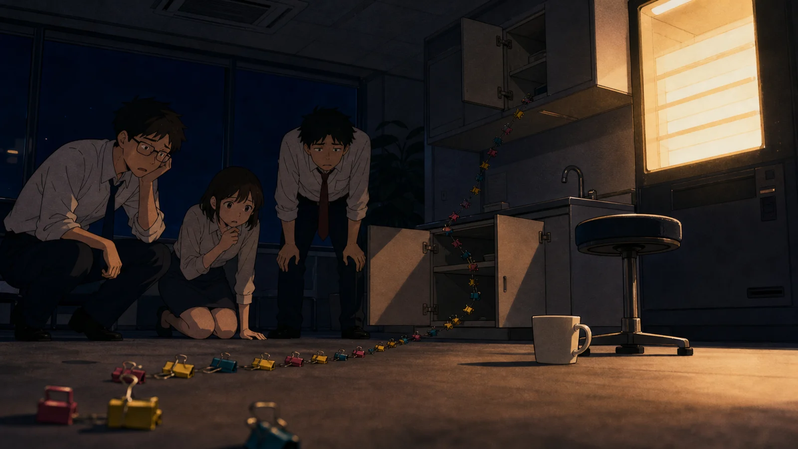لقطة رسمية من فيلم Hikari Logs Out