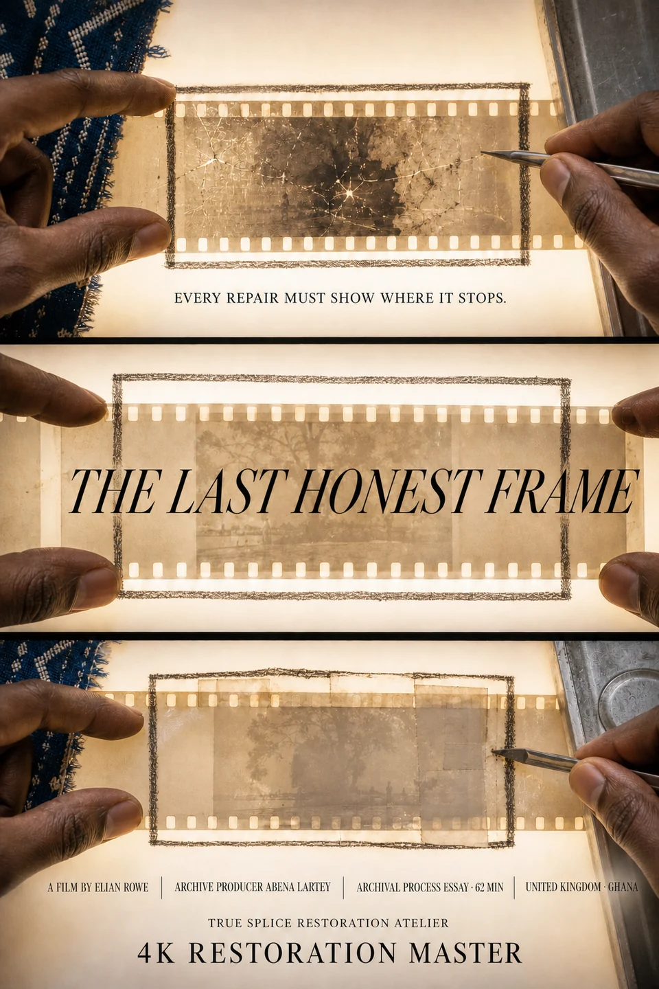 The Last Honest Frame — الملصق الرسمي للفيلم