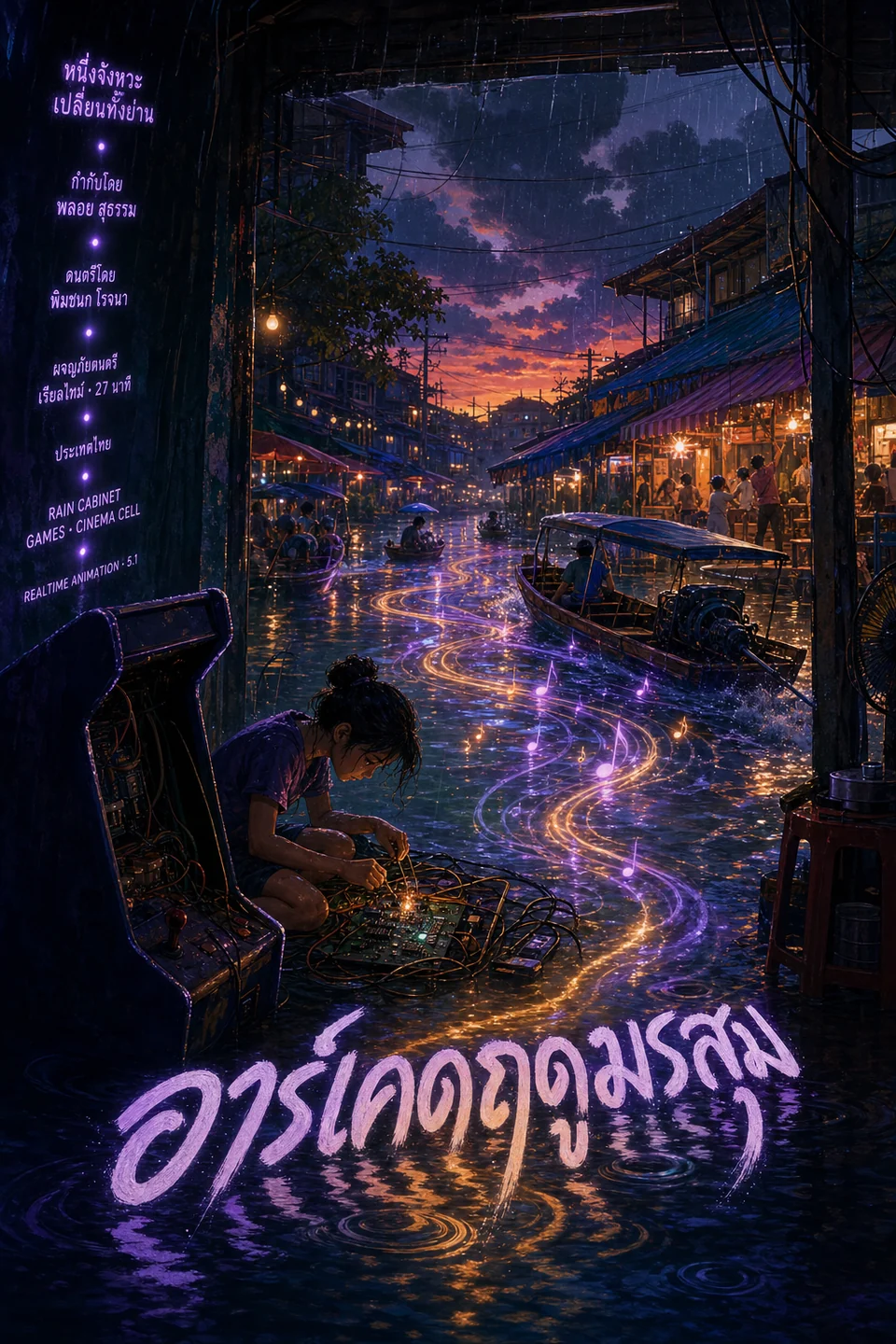 The Monsoon Arcade — الملصق الرسمي للفيلم