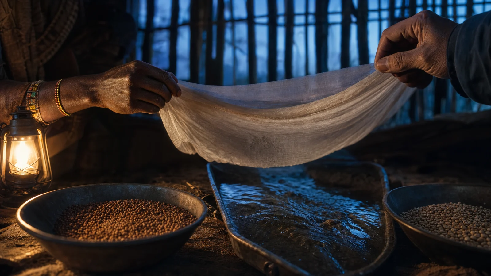 ภาพนิ่งอย่างเป็นทางการจากภาพยนตร์ A River in Borrowed Weather